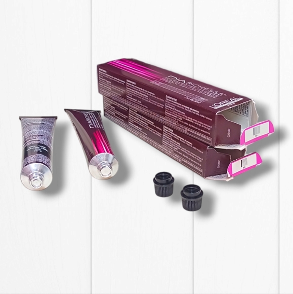 L'Oreal Professionnel DIARichesse 2 Tubes Ammonia-Free 6.34/6GC Honey Chestnut - Picture 12 of 16